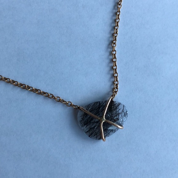 Quartz Necklace and Earrings - Picture 2 of 5